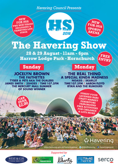 Havering Show 2016 poster
