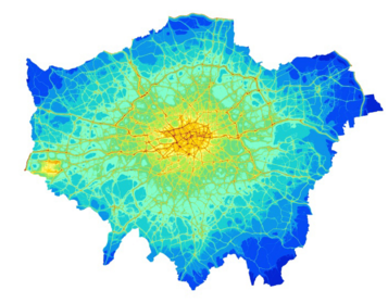 London N02 map