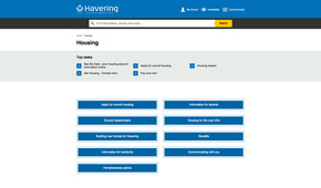 Housing Services new web pages