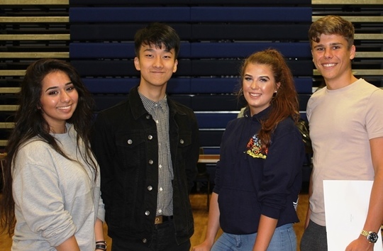 School A level results 2017