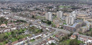 Aerial view of Havering