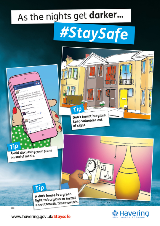 Stay safe winter 2017 campaign