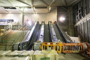 New Elizabeth line escalators