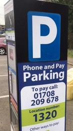 Parking machine Como Street car park