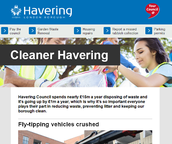 Cleaner Havering newsletter
