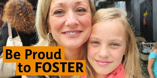 Fostering ad May 2018 mother and young girl