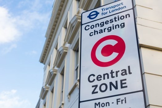 Congestion charge sign