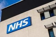 NHS logo on wall 350 pixels wide