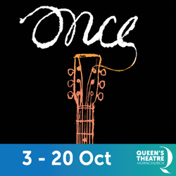 Once Queens' Theatre advert Sep 2018
