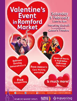 Romford Market Valentine's event 2019
