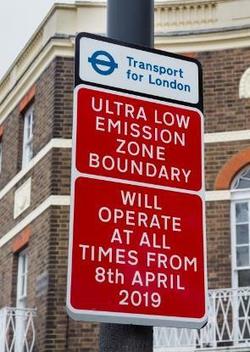 ULEZ street signing