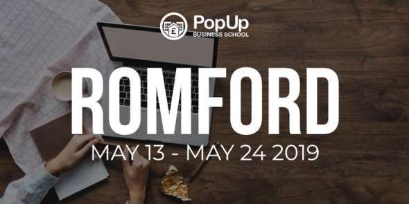 Romford Pop up Business school logo Apr 2019