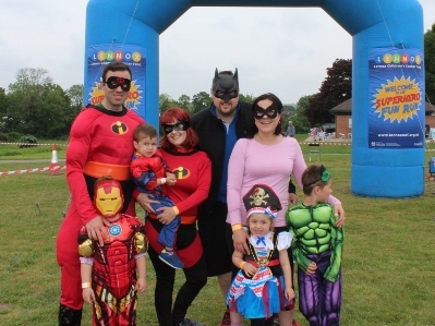 Superhero fun run Romford May 2019