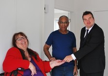Cllr Benham and tenants June 2019