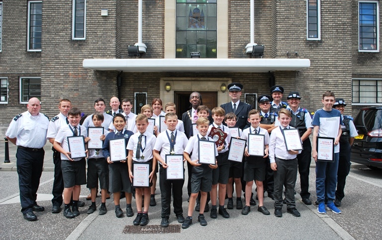 Upminster School Junior Citizen winners 2019