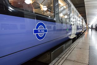 TfL train at station