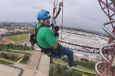 Pinney Talfourd abseil 2019