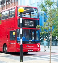 252 bus in Western Road Romford 2018