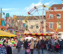 Ferris wheel in Romford Market Dec 2018