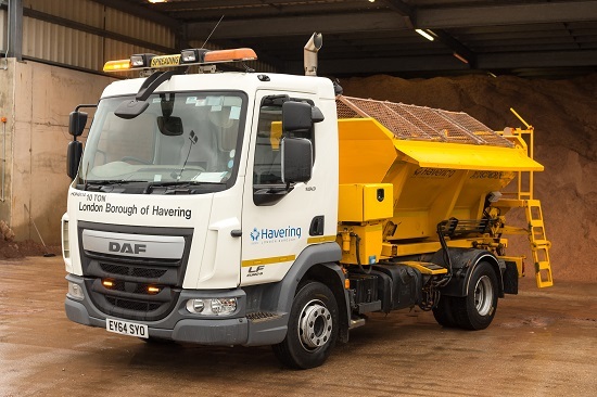 Gritter truck