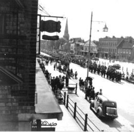 VE Day parade 1945 in Romford