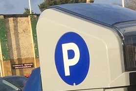 Parking machine contacless Como St Romford Feb 2020