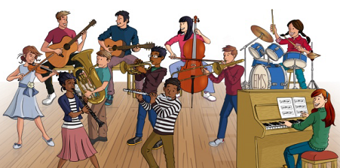 Havering Music school illustration March 2020