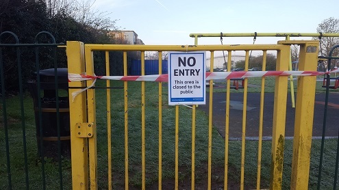 Closed play area