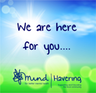 wa re here banner Havering Mind