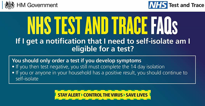 Track and Trace FAQs banner