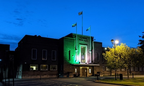 Town Hall Green June 2020