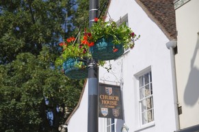 Flowers by BID in Market Place Romford