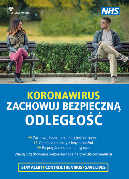 Safe distance Polish July 2020