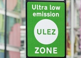 ULEZ zone sign landscape format 