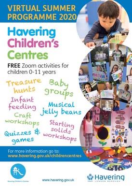 Childrens Centre activities Aug 2020