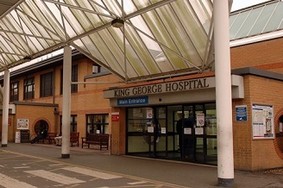 King George hospital entrance area