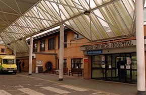 King George hospital entrance area
