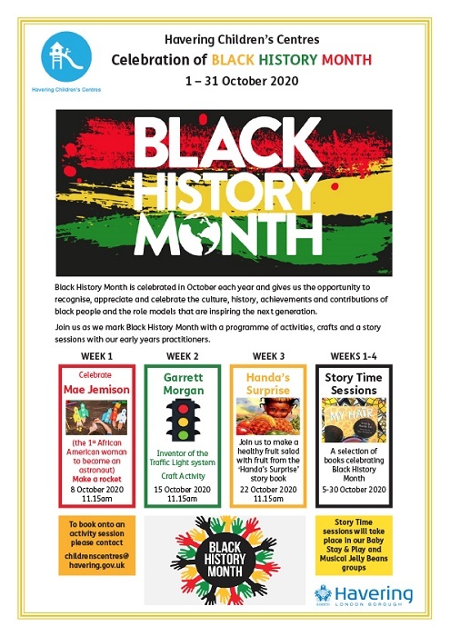 Black History Month 2020 poster