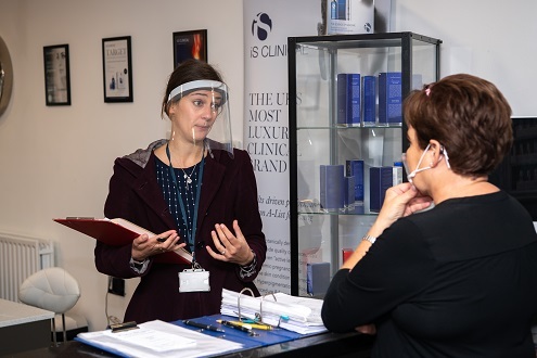 COVID enforcement in a business