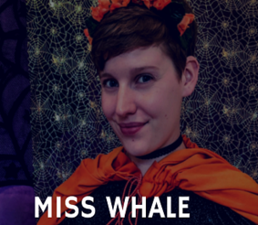 Library Halloween Whale event