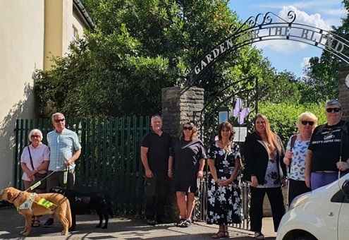 Garden for the blind