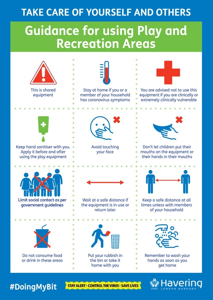 use of park playground areas Nov 2020
