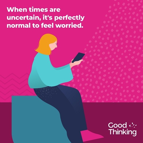 Thrive Good Thinking Mental health Dec 2020 campaign graphic