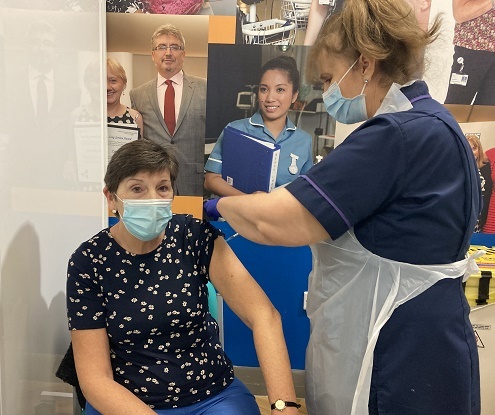 Yvonne Fothergill vaccination