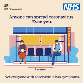 anyone can spread COVID-19 cartoon