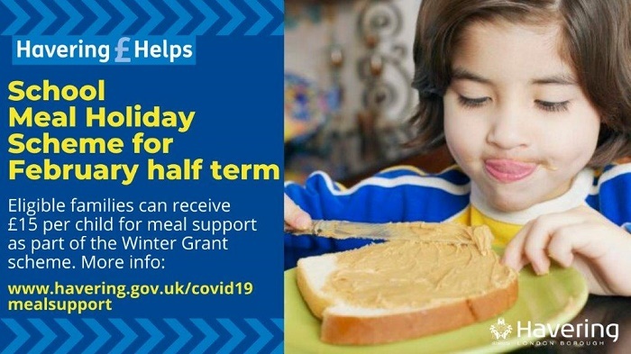 Feb 2021 half term meals banner