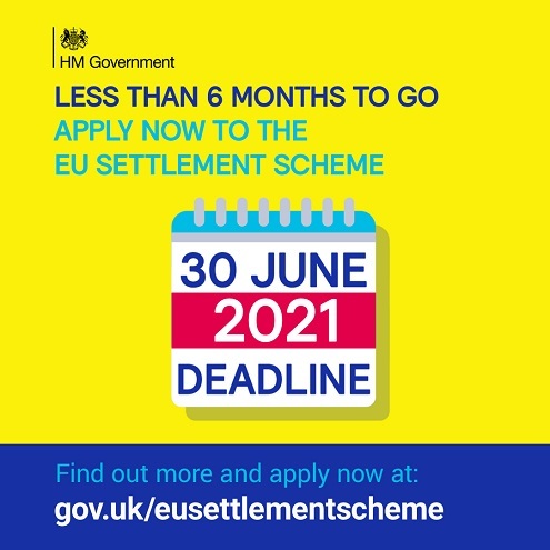 Less than 6 months EUSS campaign banner Feb 2021