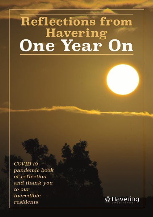 One year commemorative booklet cover