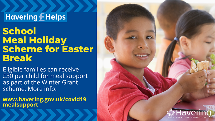 Easter 2021 school meals support scheme