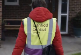 Census officer approaching home